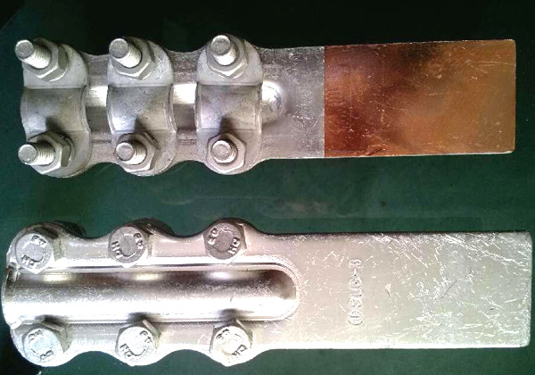 Copper and aluminum equipment clamp